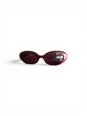 Vintage Escada Oval Sunglasses – Red