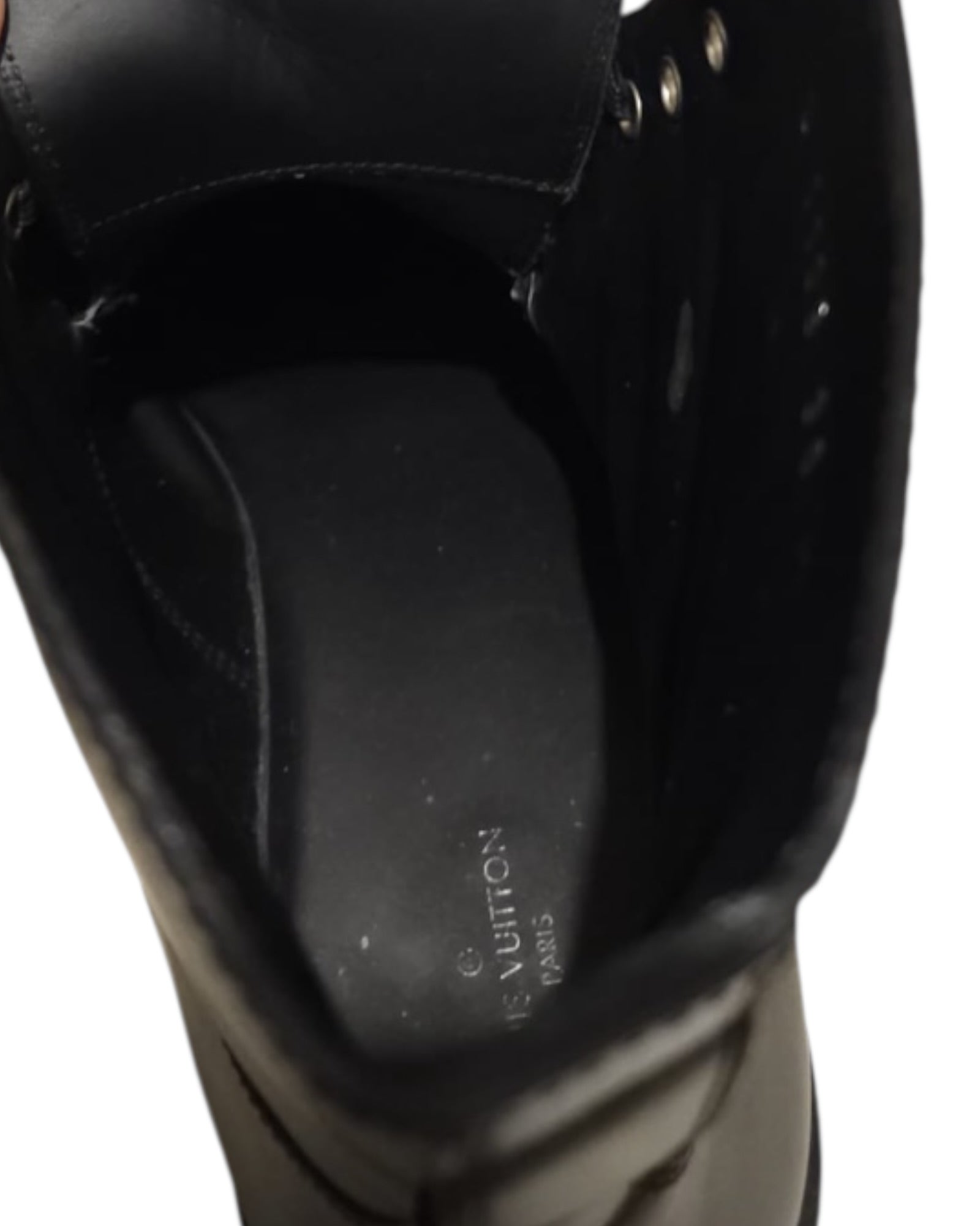 Louis Vuitton Laureate Desert Boots | Black | Size 38 - The Luxury Savvy