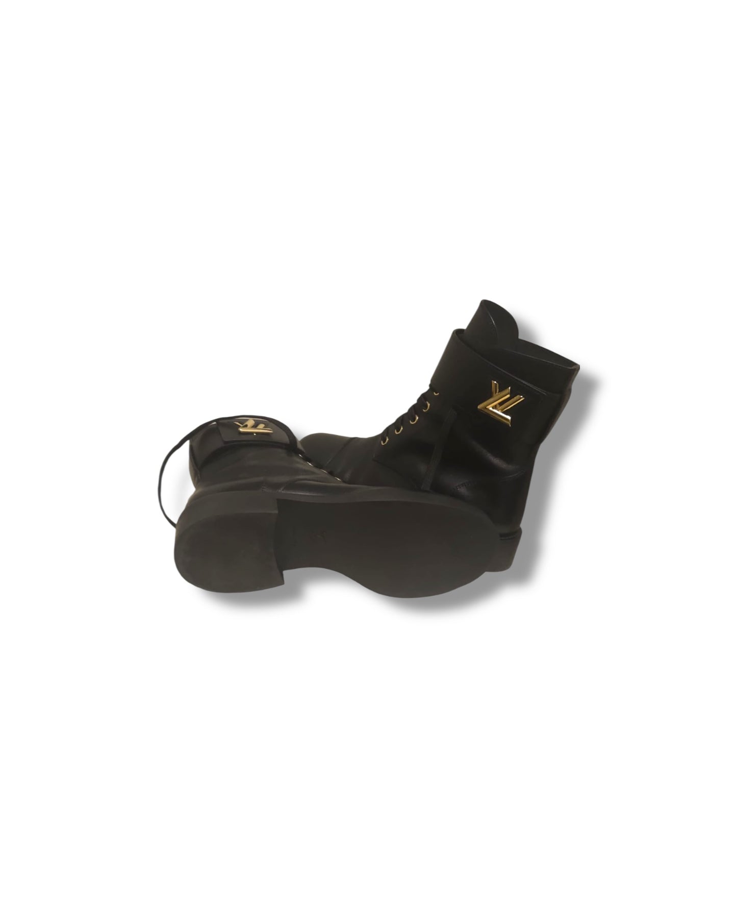 Louis Vuitton Laureate Desert Boots | Black | Size 38 - The Luxury Savvy