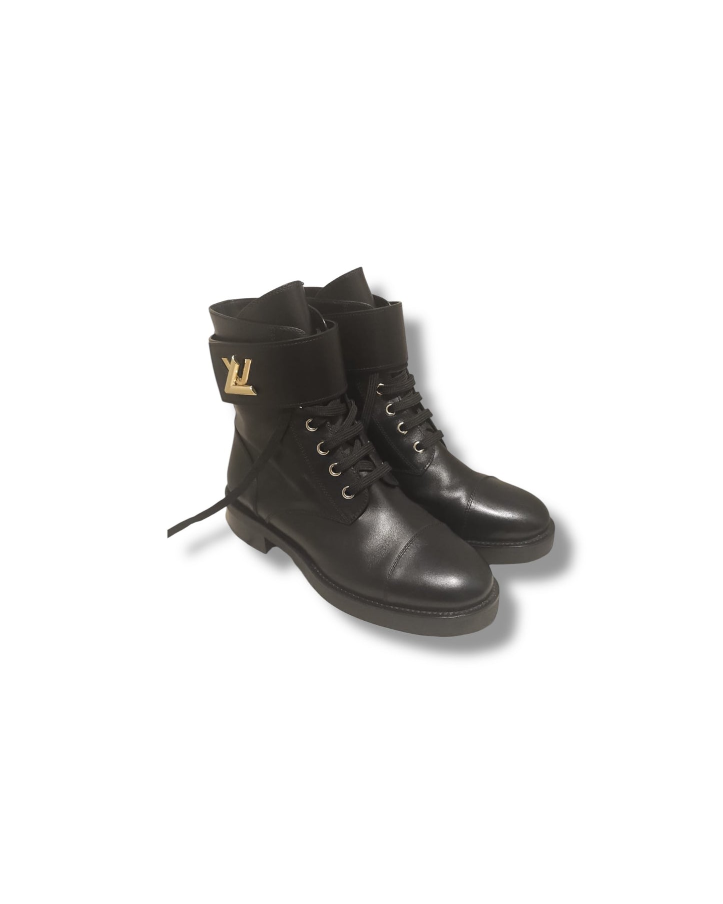Louis Vuitton Laureate Desert Boots | Black | Size 38 - The Luxury Savvy
