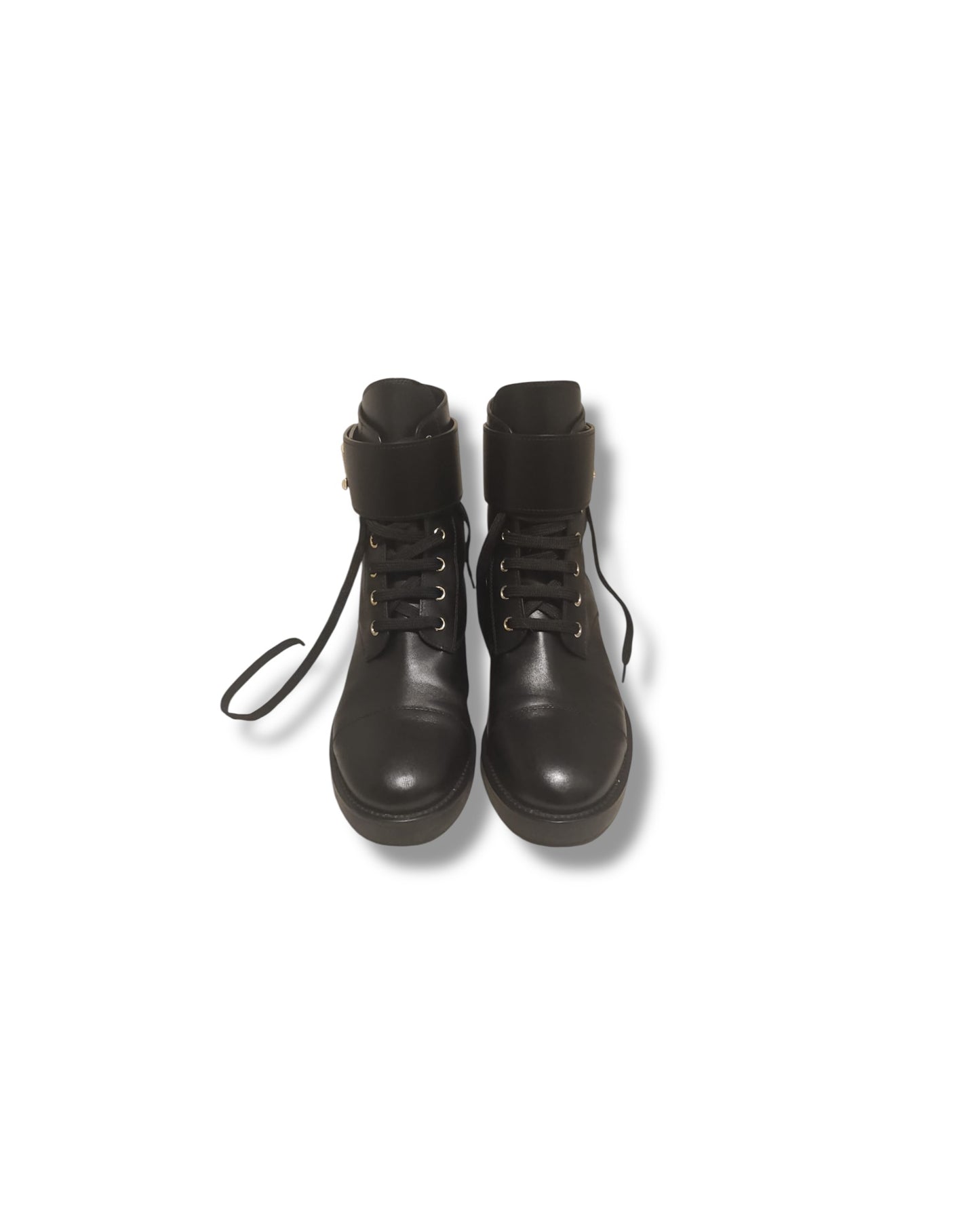 Louis Vuitton Laureate Desert Boots | Black | Size 38 - The Luxury Savvy