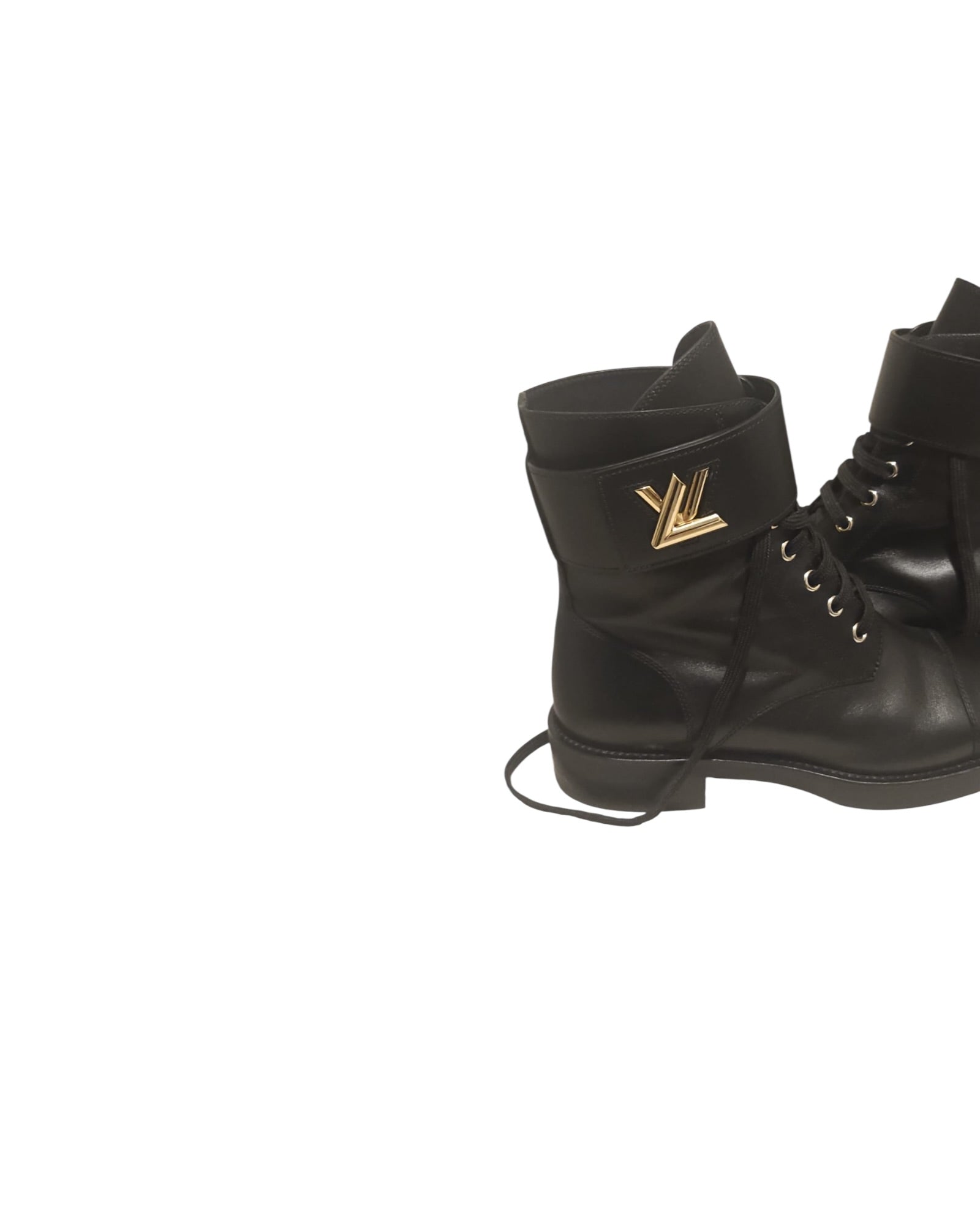 Louis Vuitton Laureate Desert Boots | Black | Size 38 - The Luxury Savvy