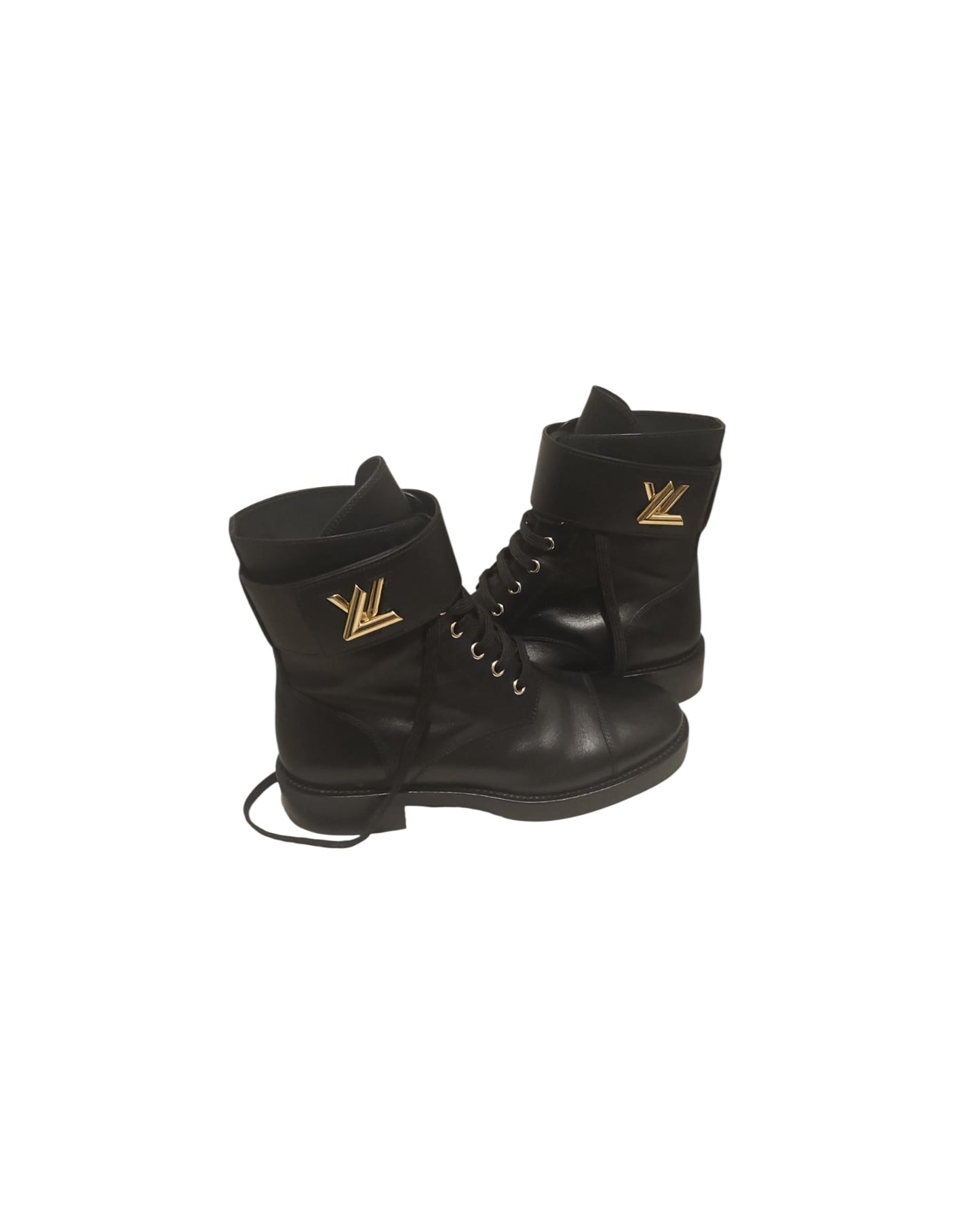 Louis Vuitton Laureate Desert Boots | Black | Size 38 - The Luxury Savvy