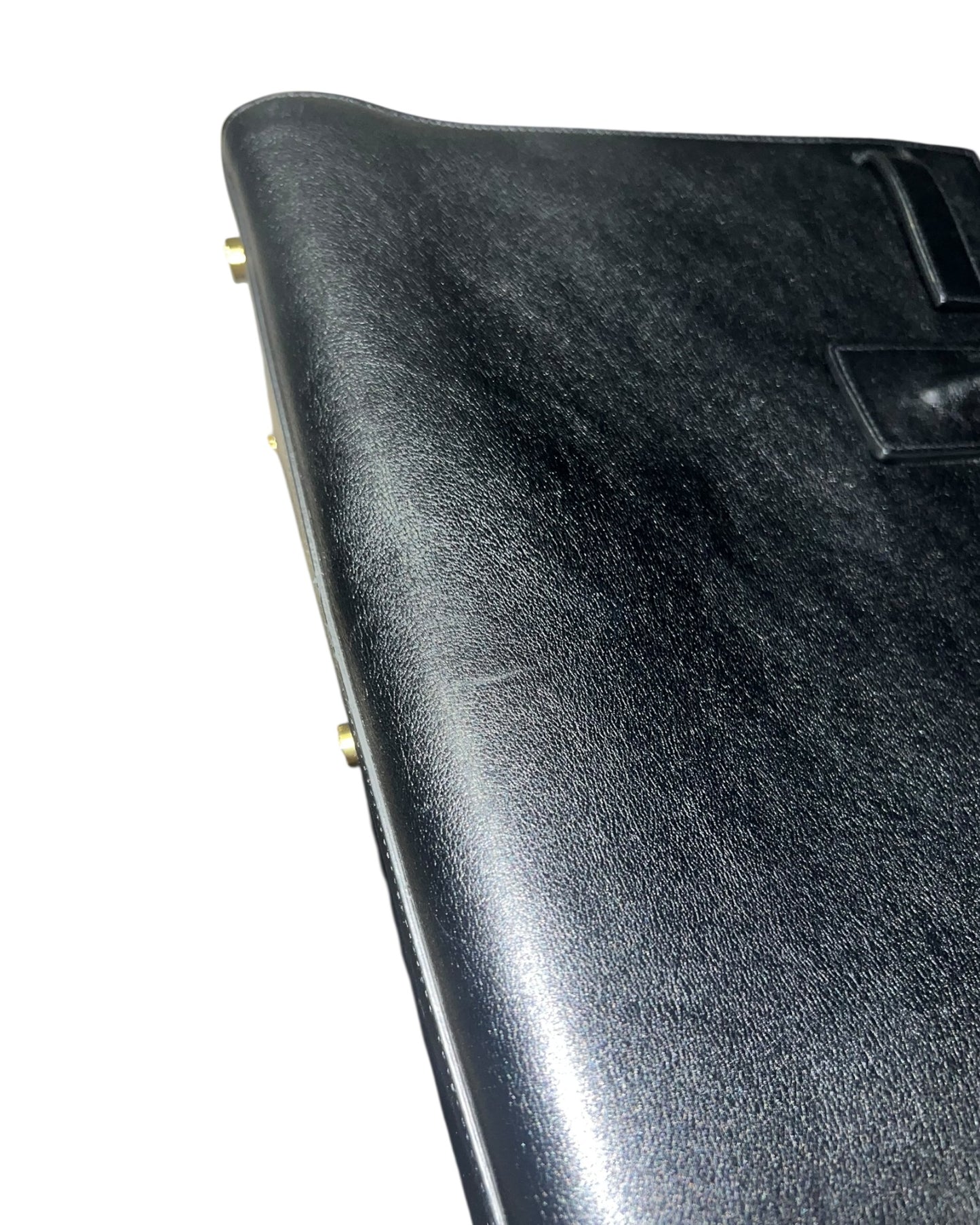 Saint Laurent Medium Sac de Jour | Black Smooth Leather | Gold Hardware - The Luxury Savvy