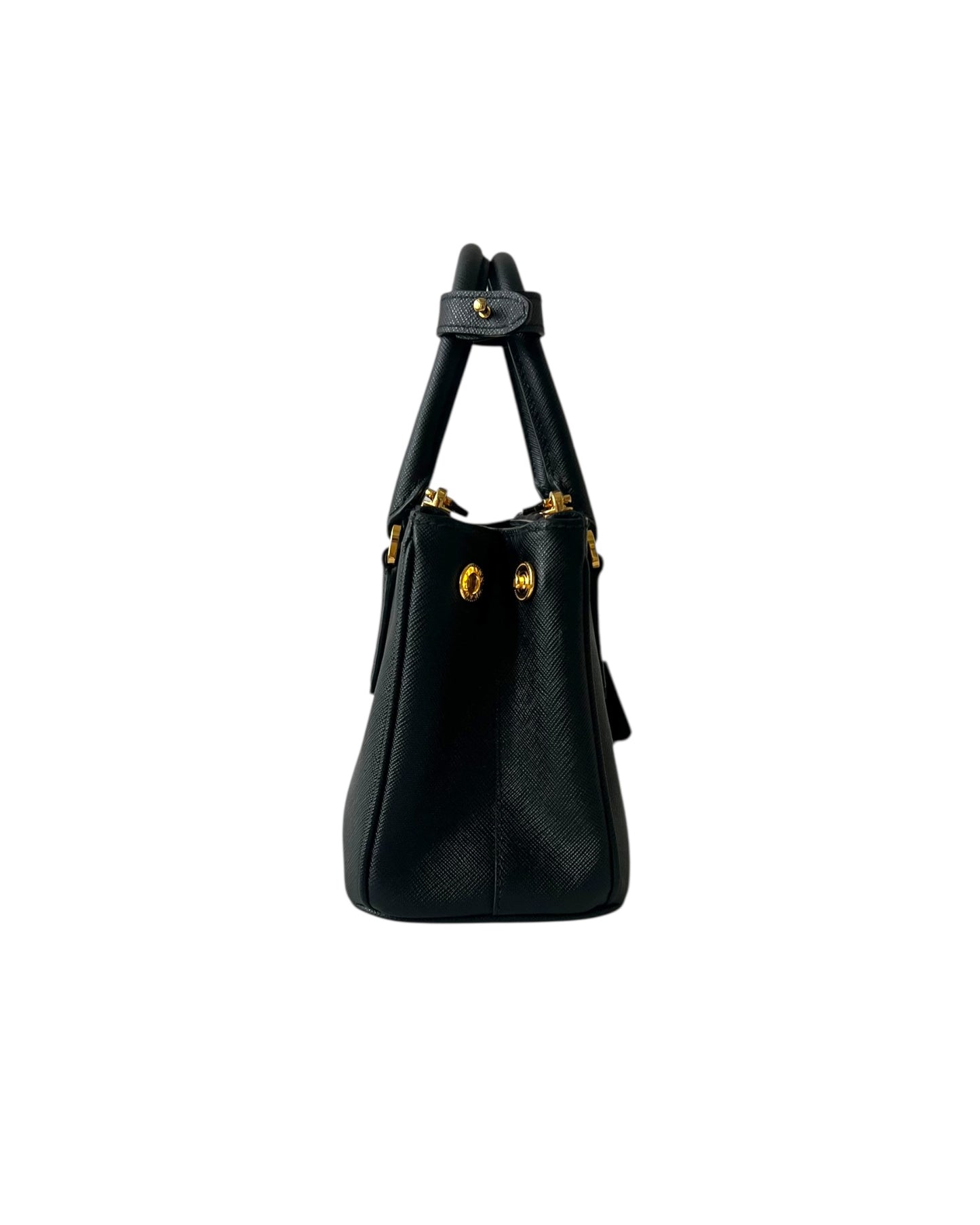Prada Galleria Mini Bag in Black Saffiano Leather – Pristine Condition - Full Set