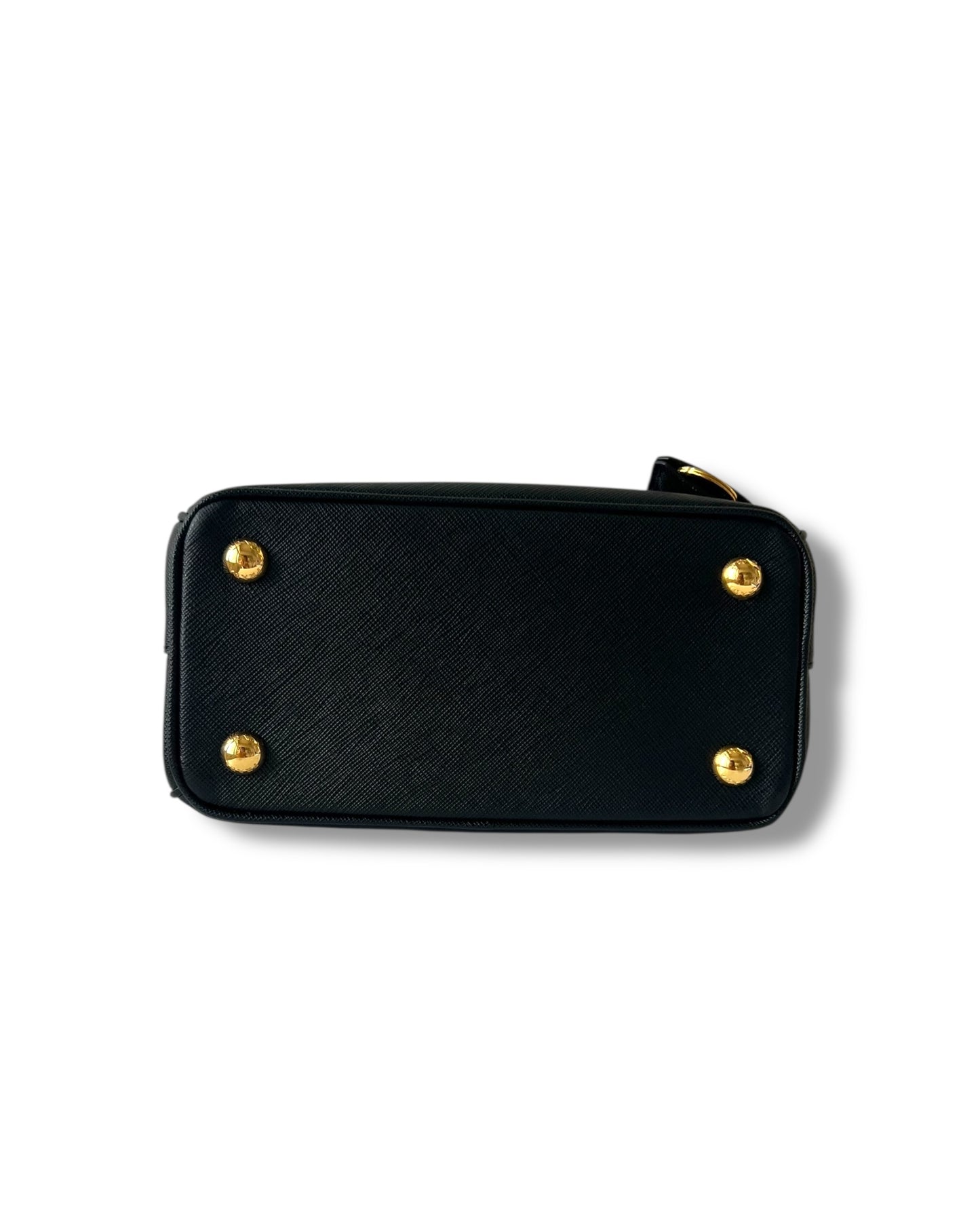 Prada Galleria Mini Bag in Black Saffiano Leather – Pristine Condition - Full Set