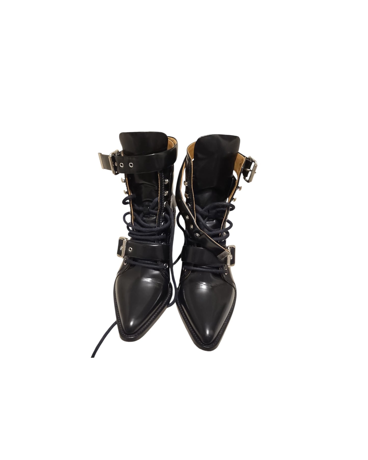 Chloé Black Buckle Ankle Boots – Size 38 - The Luxury Savvy