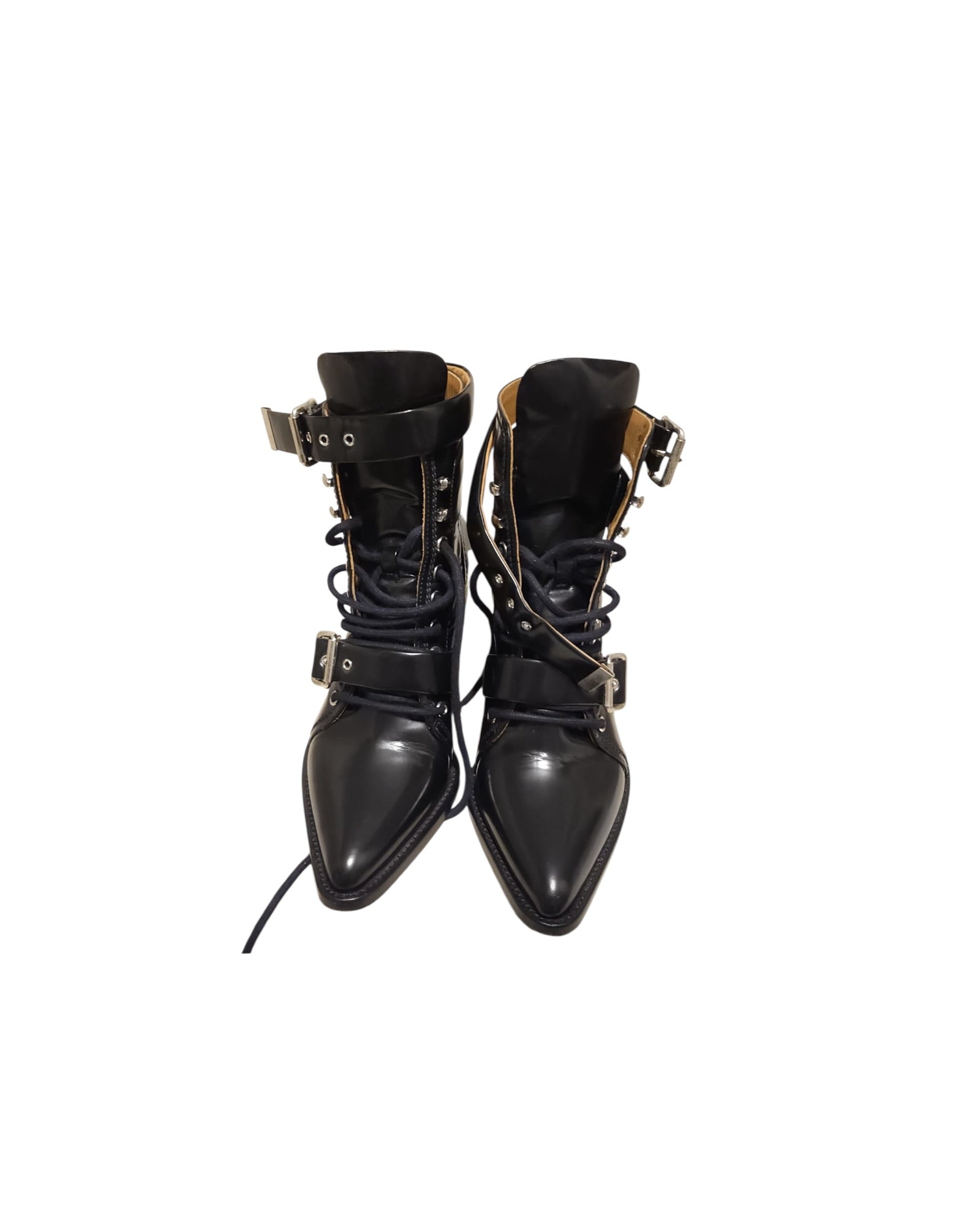 Chloé Black Buckle Ankle Boots – Size 38 - The Luxury Savvy