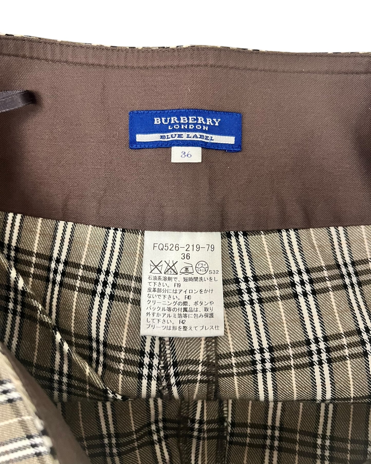 Burberry Checked Mini Skort