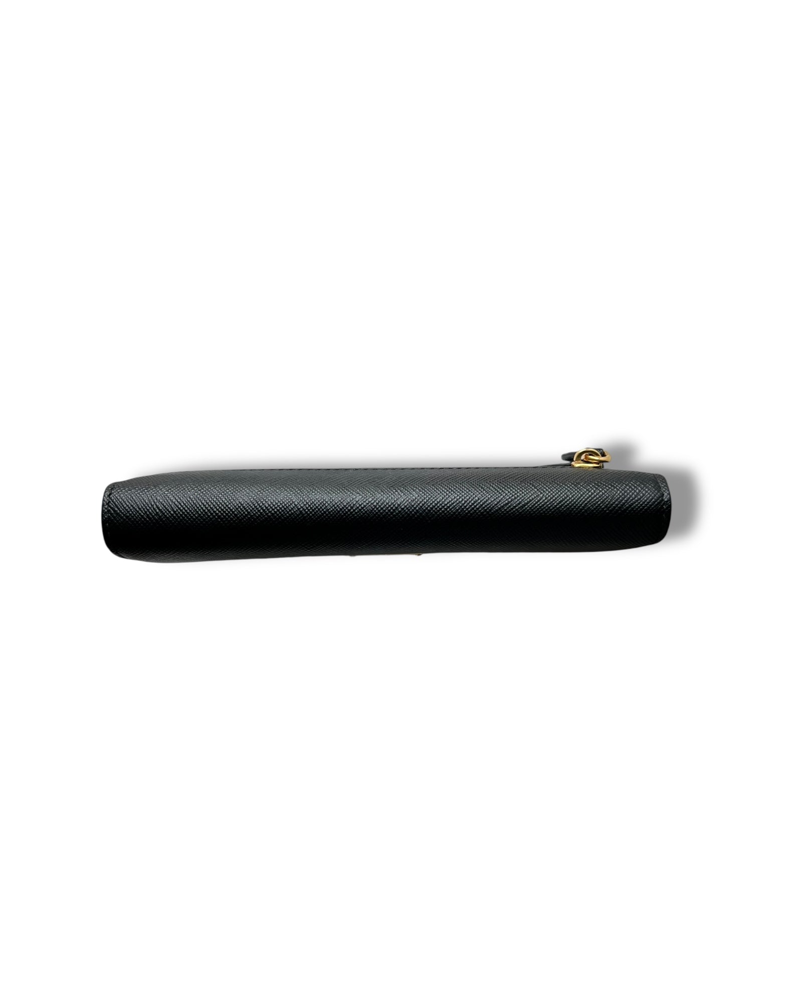 Prada Saffiano Leather Continental Wallet – Black - The Luxury Savvy