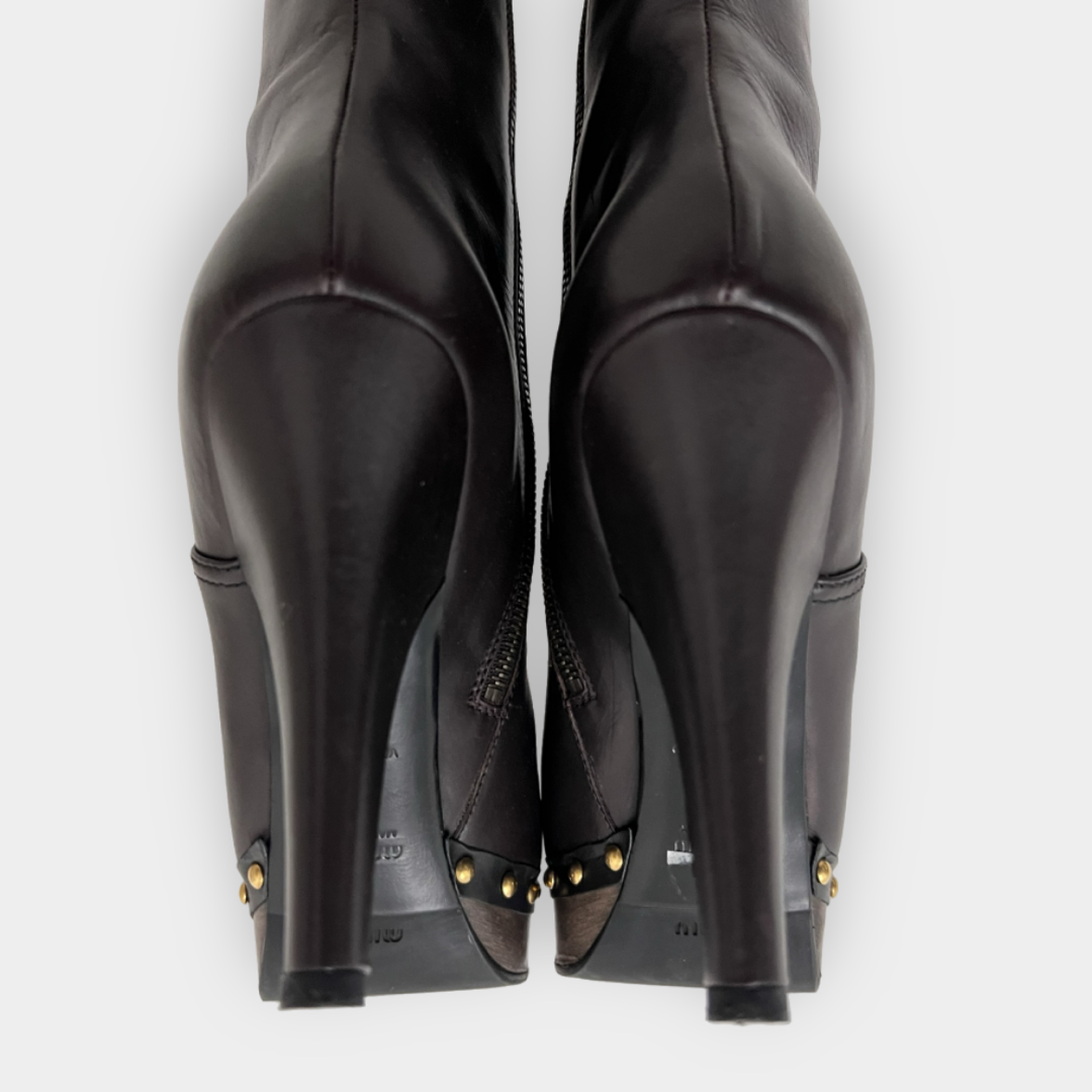 VINTAGE MIU MIU BOOTS - The Luxury Savvy