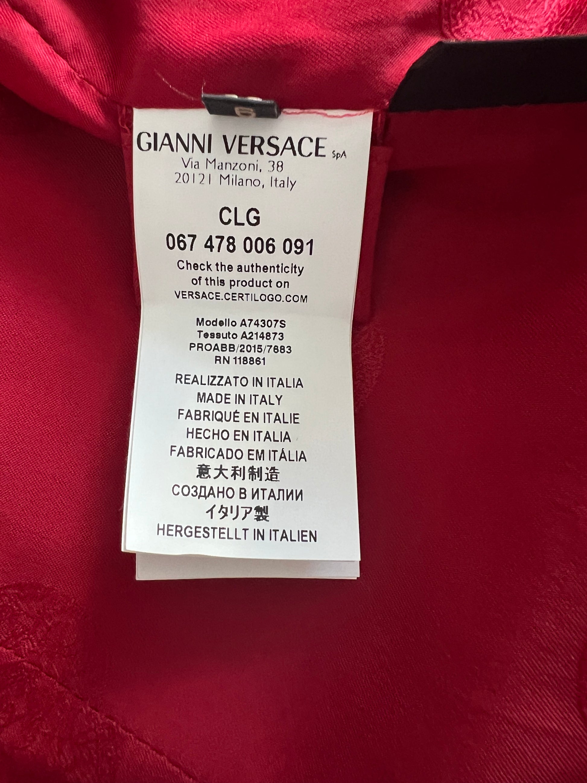 VERSACE COAT - The Luxury Savvy