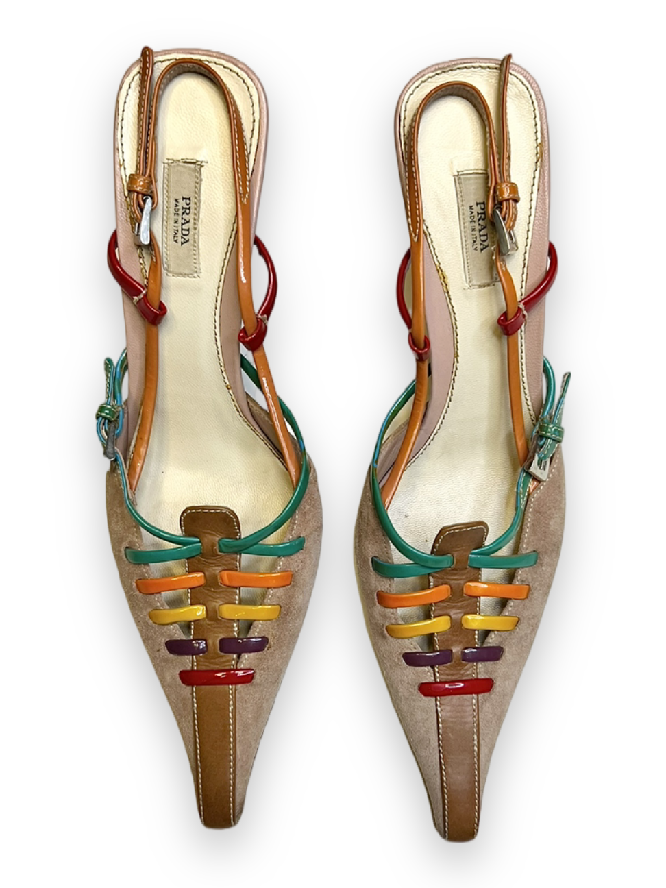 Prada Vintage Sling-back heels - The Luxury Savvy