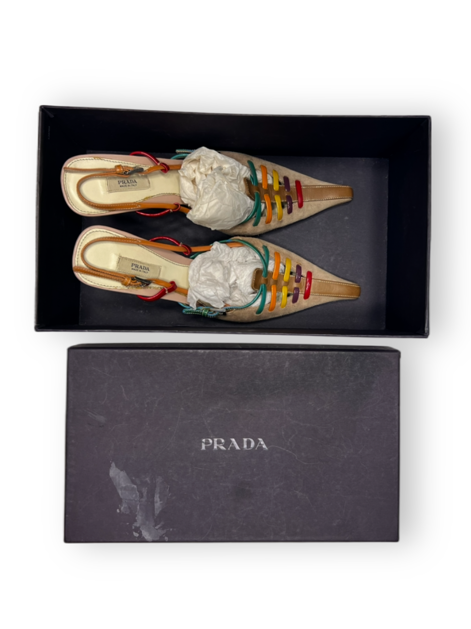 Prada Vintage Sling-back heels - The Luxury Savvy