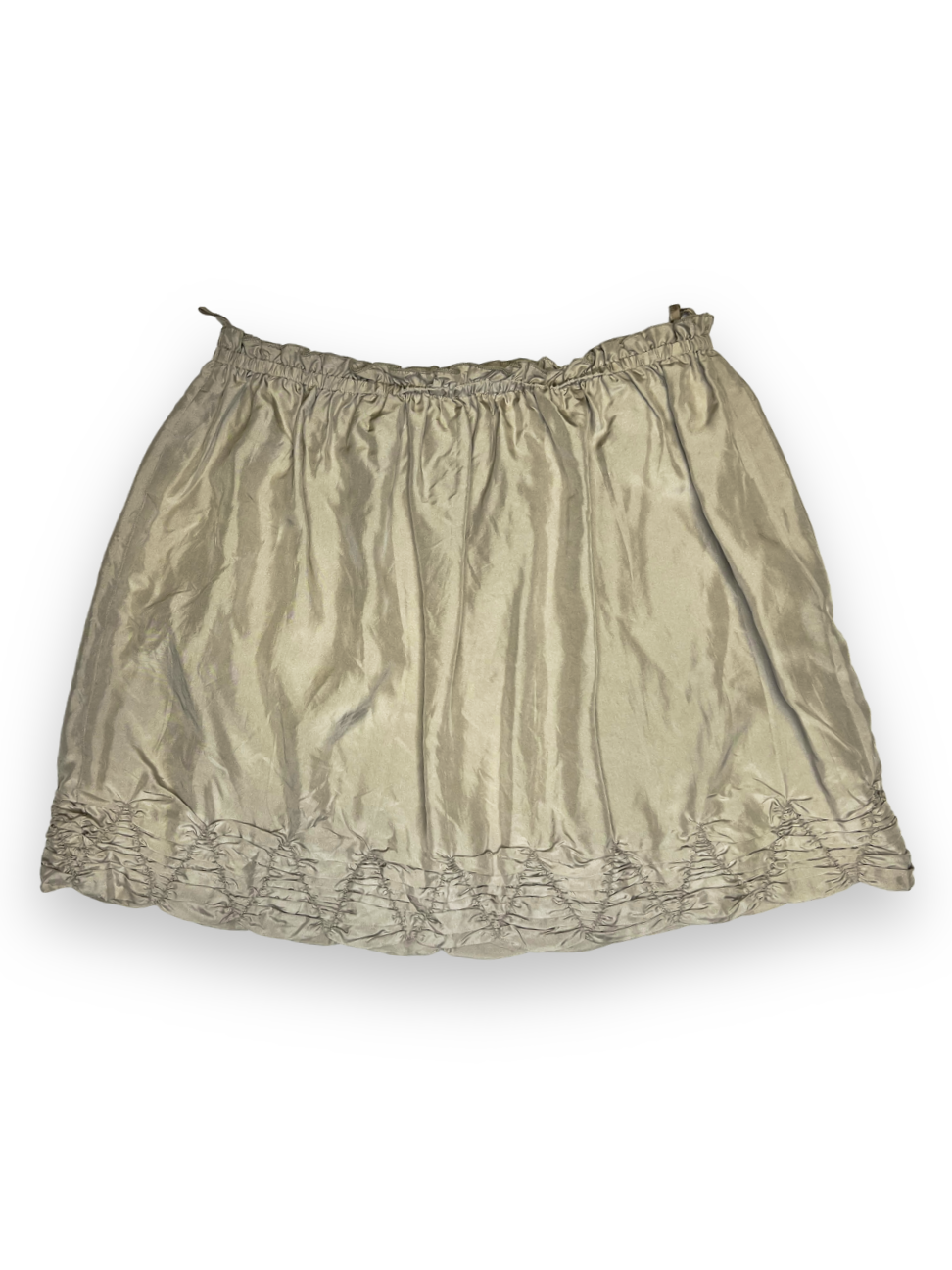 PRADA SILK MINI SKIRT