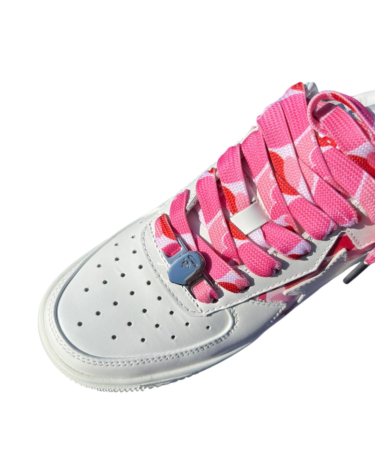 Bathing Ape BAPE STA™ ICON ABC CAMO – White x Pink - Ladies