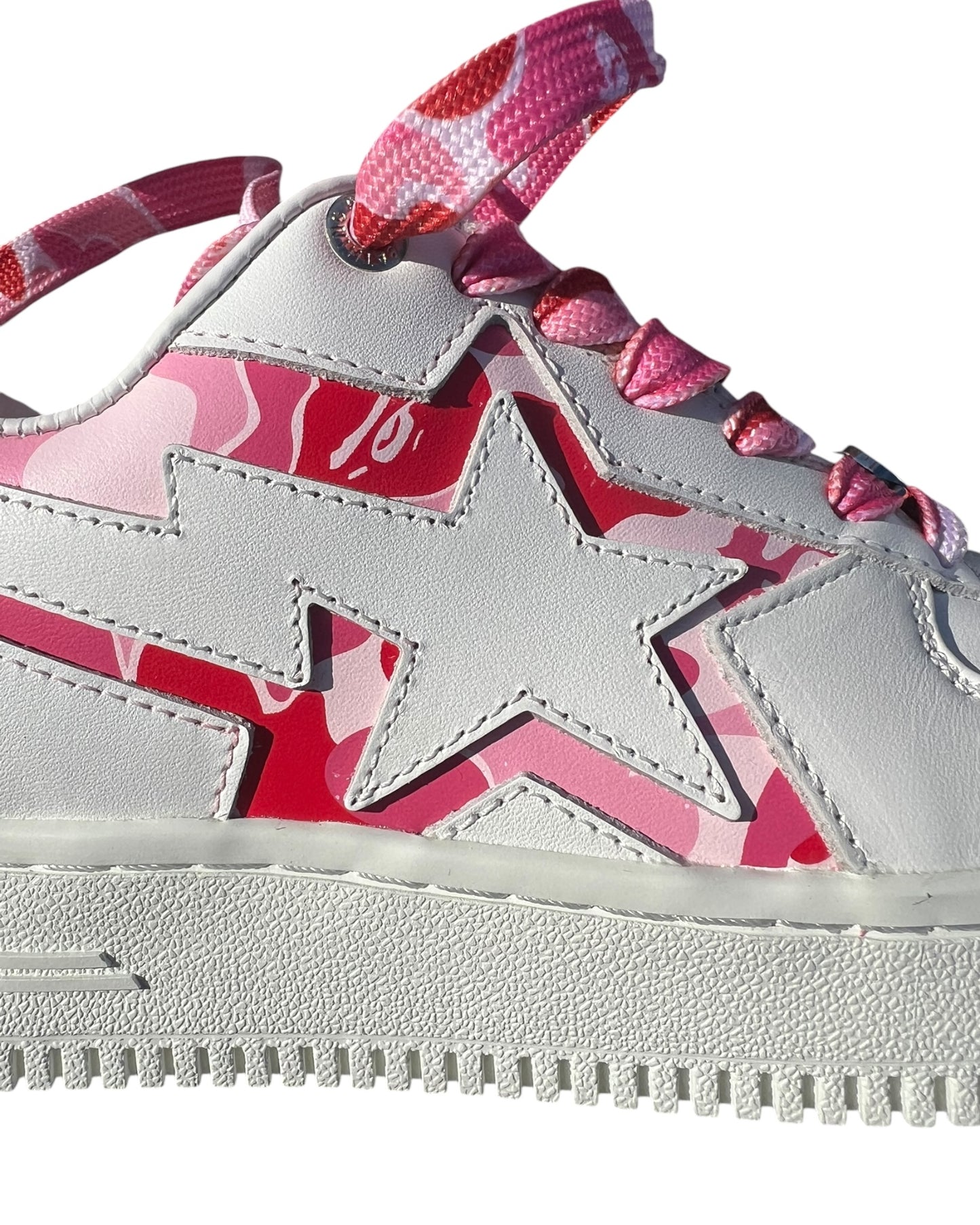 Bathing Ape BAPE STA™ ICON ABC CAMO – White x Pink - Ladies