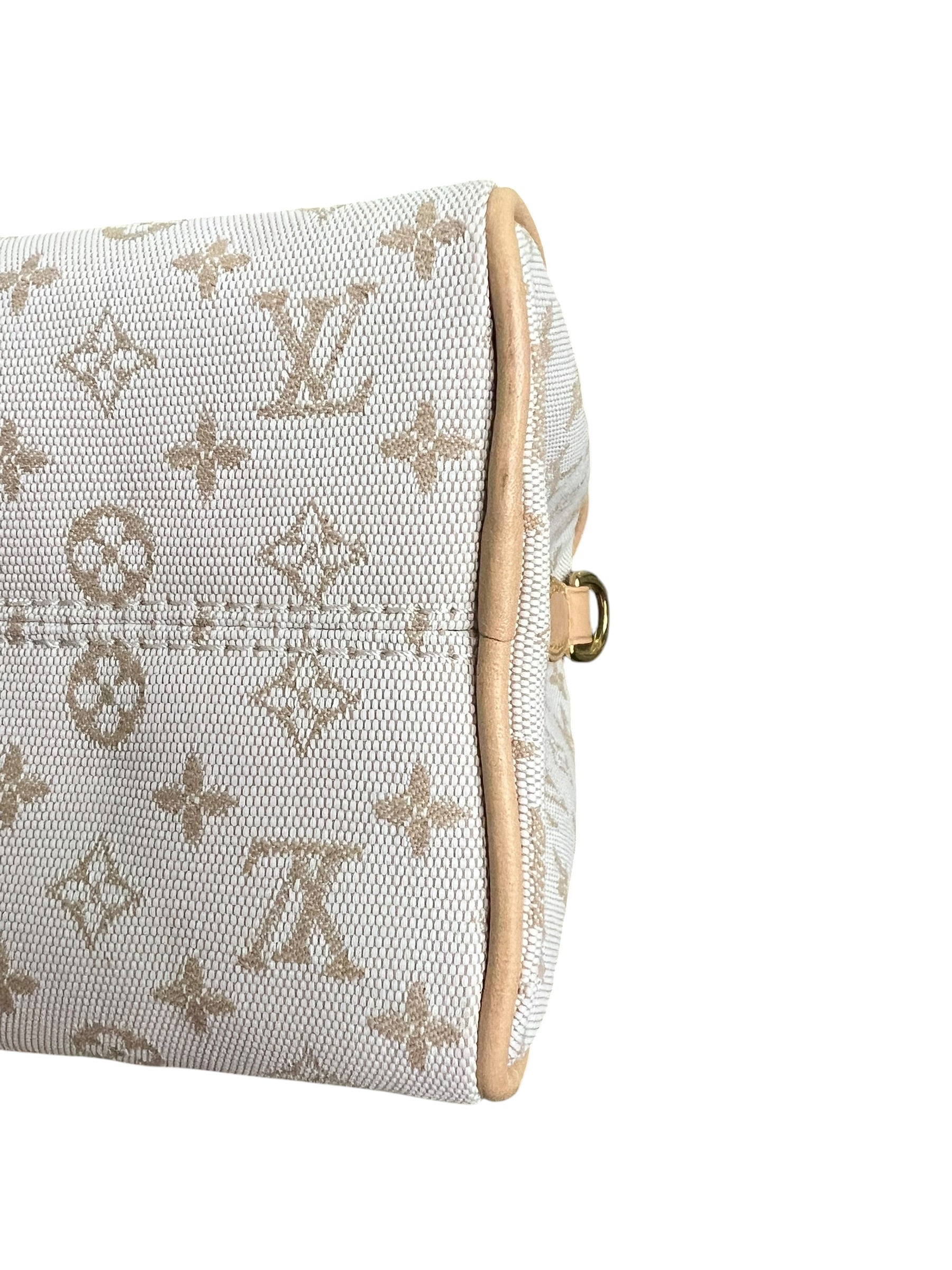 Louis Vuitton Speedy Bandoulière 20 – Mastic Cream Monogram - The Luxury Savvy