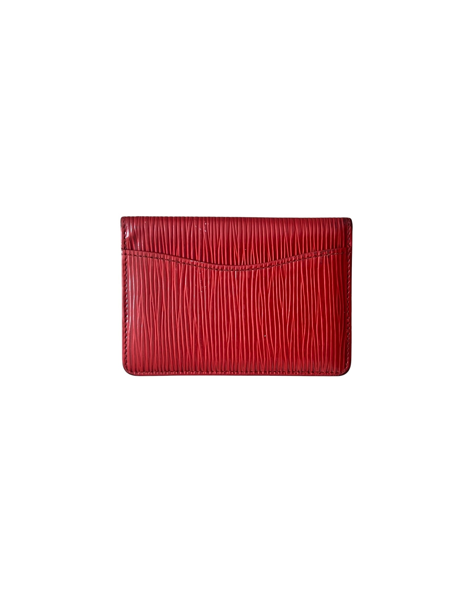 Louis Vuitton Epi Leather Wallet - Red - The Luxury Savvy