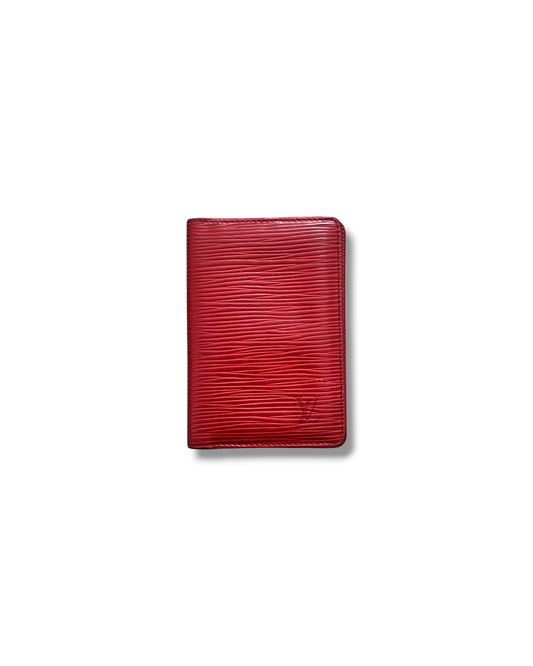 Louis Vuitton Epi Leather Wallet - Red - The Luxury Savvy