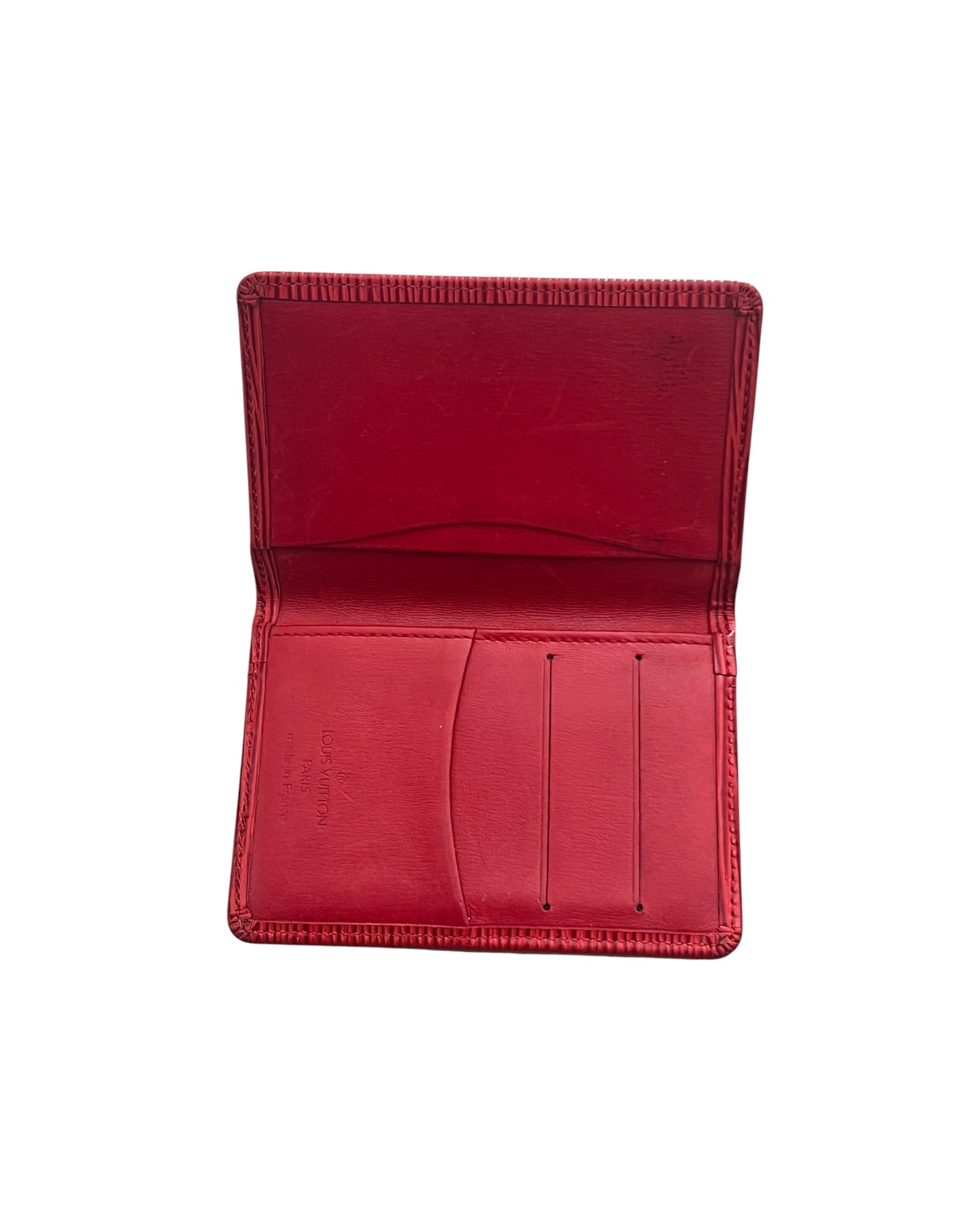 Louis Vuitton Epi Leather Wallet - Red - The Luxury Savvy