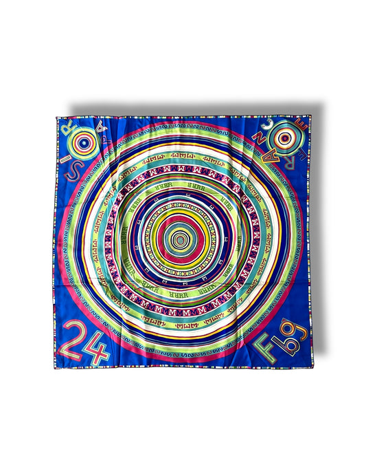 Hermès Silk Scarf 90x90 with Box – Rare “Tohu Bohu” Design - The Luxury Savvy