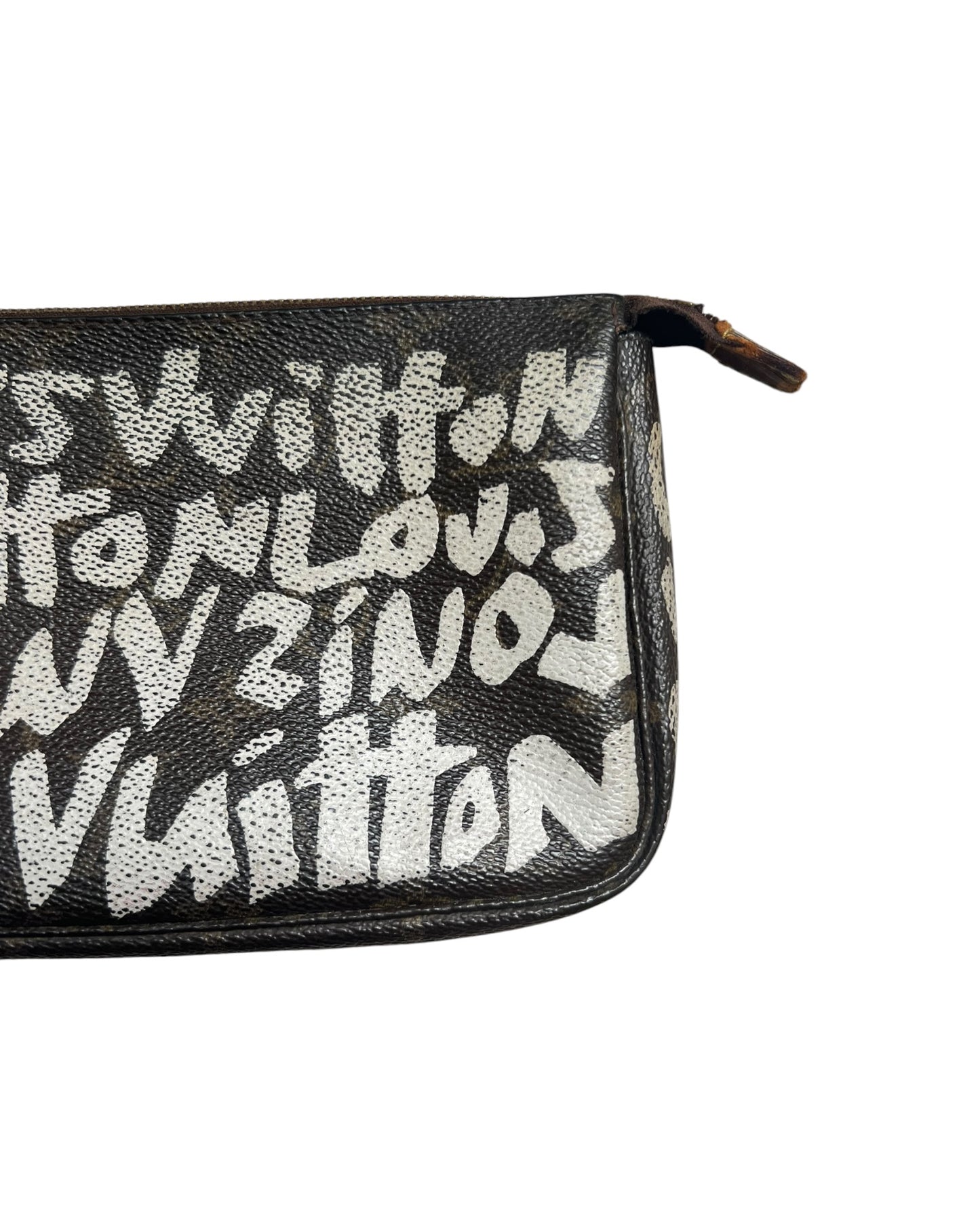 Louis Vuitton Stephen Sprouse Graffiti Pochette Accessories – Brown