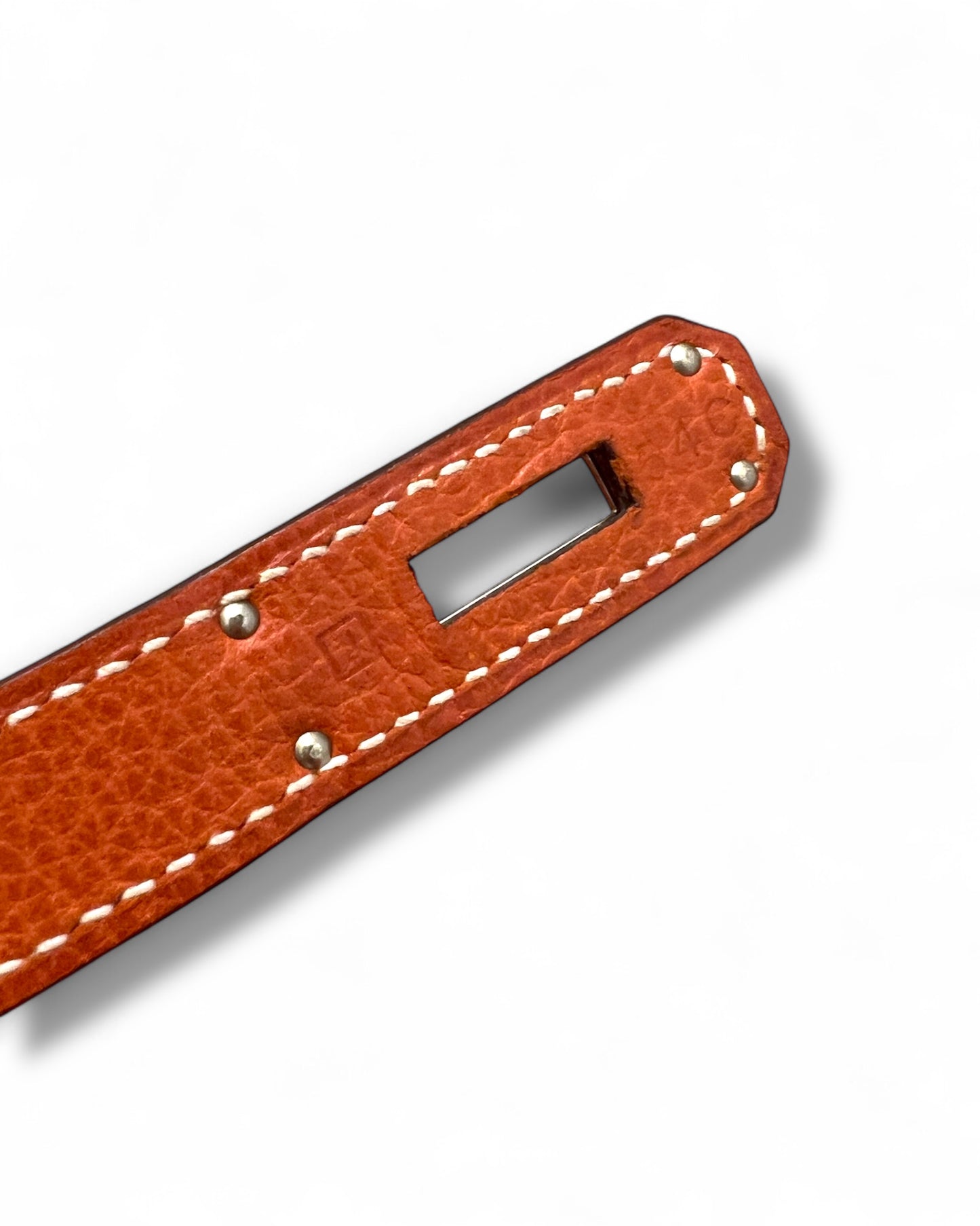 Hermès Birkin 35 Brique Togo with Palladium Hardware (2006) – Full Set