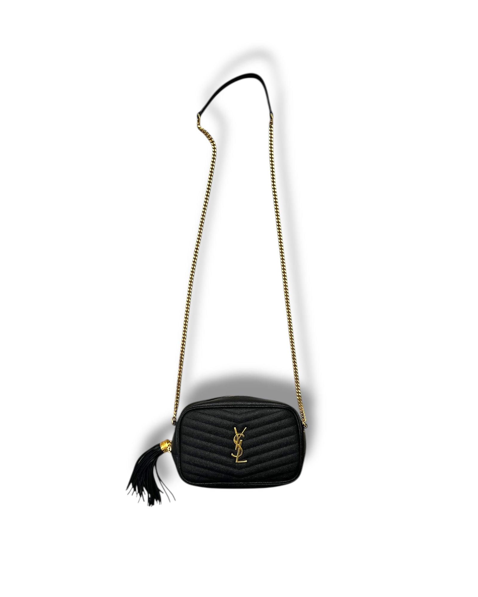 Saint Laurent Mini Camera Lou Crossbody Bag - The Luxury Savvy