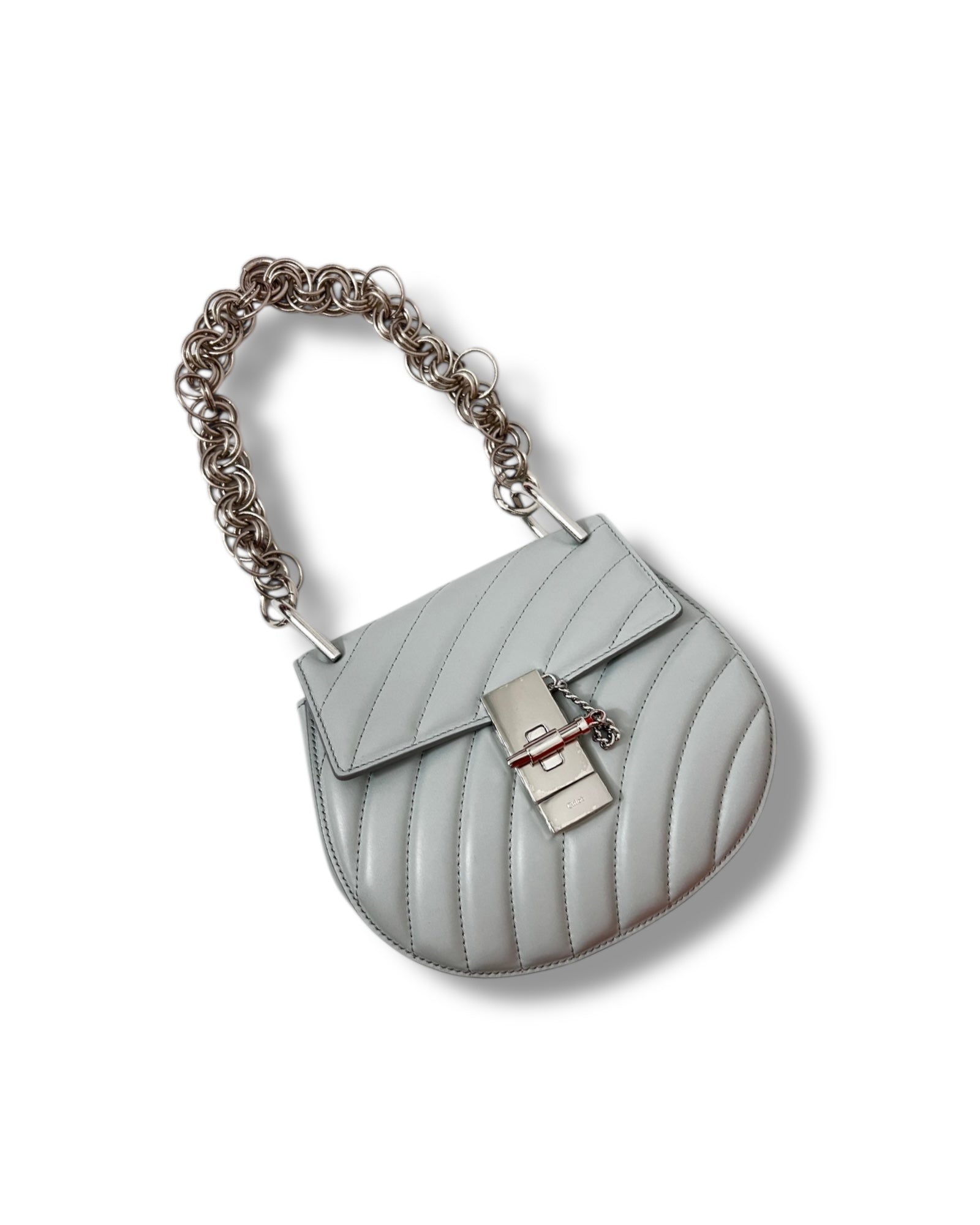 Chloé Bijou Drew Bag - Airy Grey - The Luxury Savvy