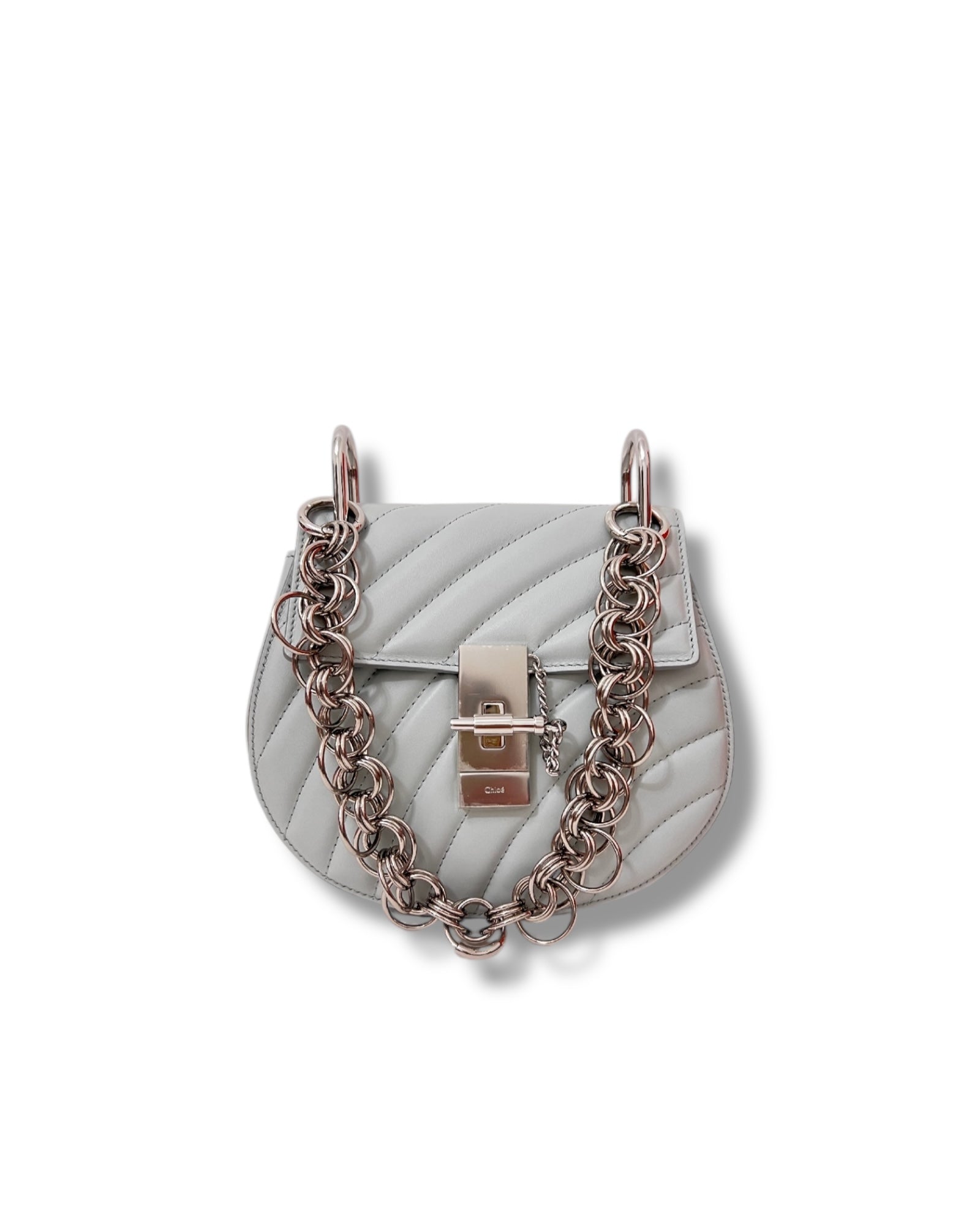 Chloé Bijou Drew Bag - Airy Grey - The Luxury Savvy