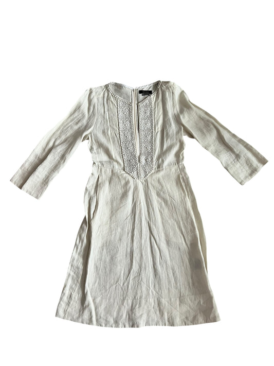 Isabel Marant Ivory Linen Embroidered Dress – Size 38 – Excellent Condition