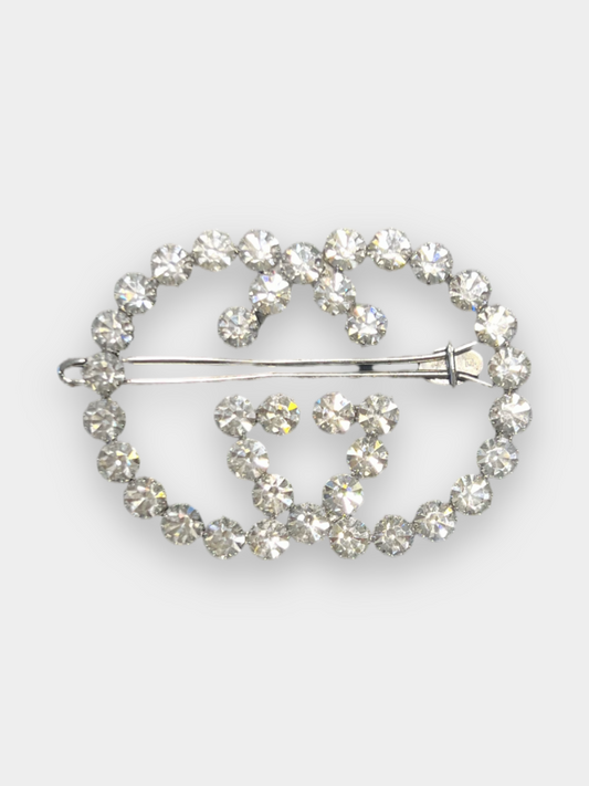 GUCCI CRYSTAL EMBELLISHED HAIR CLIP - The Luxury Savvy