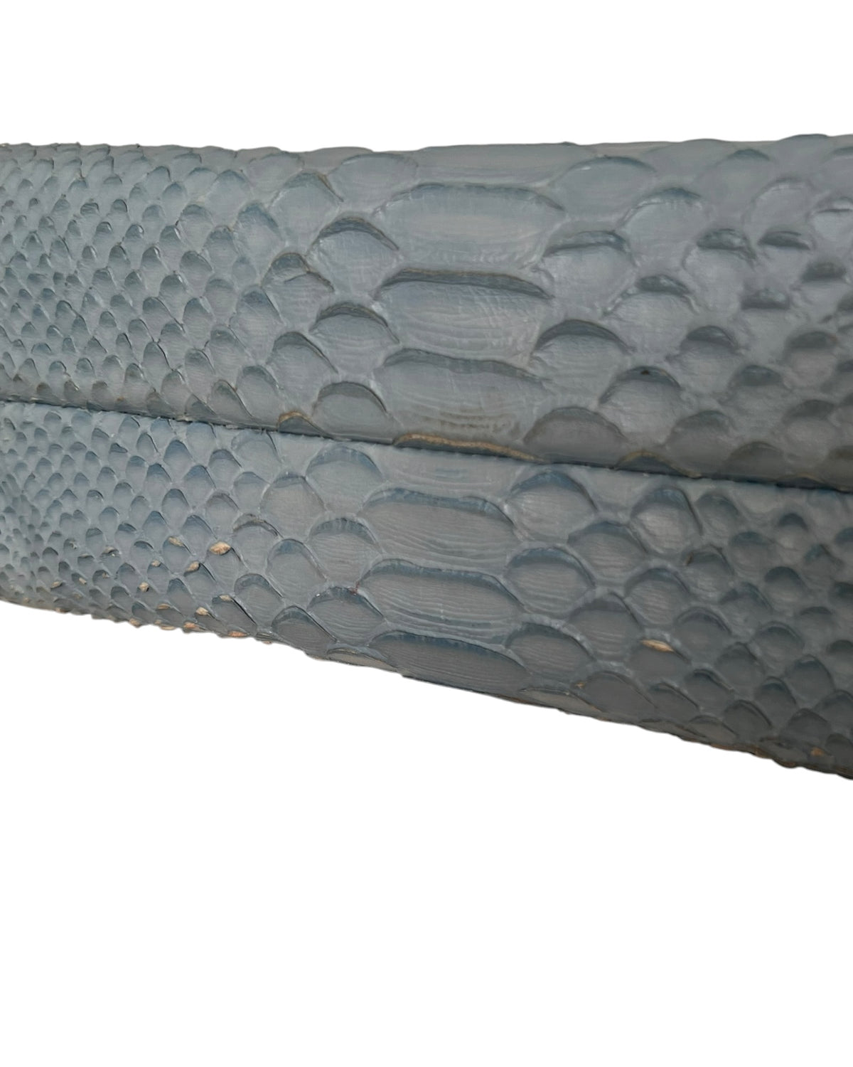 Mulberry Delphine Reversible Shoulder Bag – Midnight Blue &amp; Sky Blue Python-Embossed Leather - The Luxury Savvy