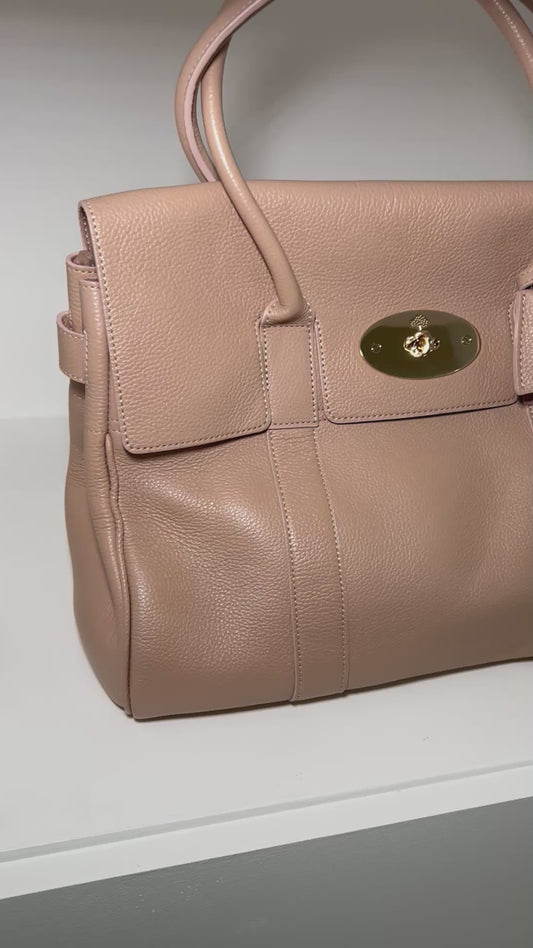Mulberry Bayswater Bag – Blush Pink Leather, Gold Hardware